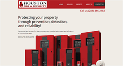 Desktop Screenshot of houstonfiresecurity.com